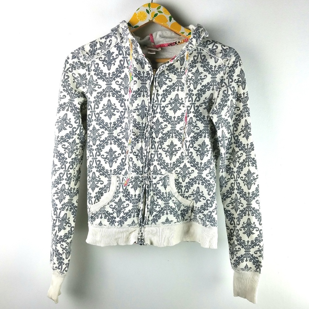 Mossimo Hoodie Damask Sz S